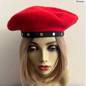 vintage maeve carr wool beret